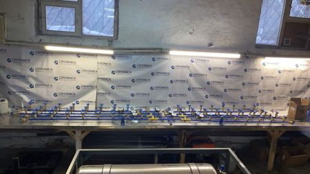 Рампа наполнительная  на 40 баллонов РНП 02/20/200